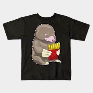 Mole French fries Kids T-Shirt